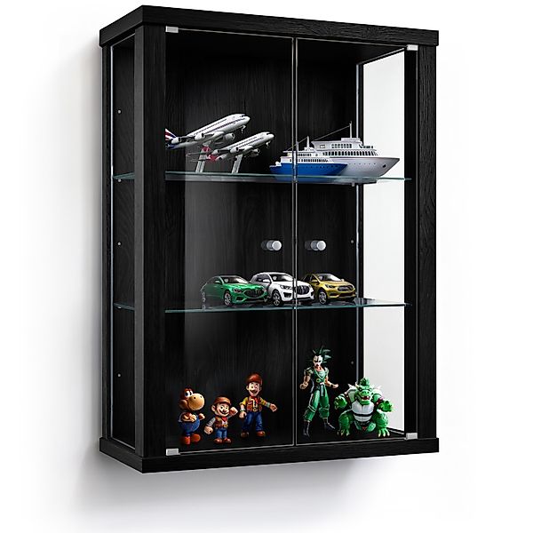 K-Möbel Hängevitrine C1012 (Glasvitrine (80x60x25 cm) günstig online kaufen