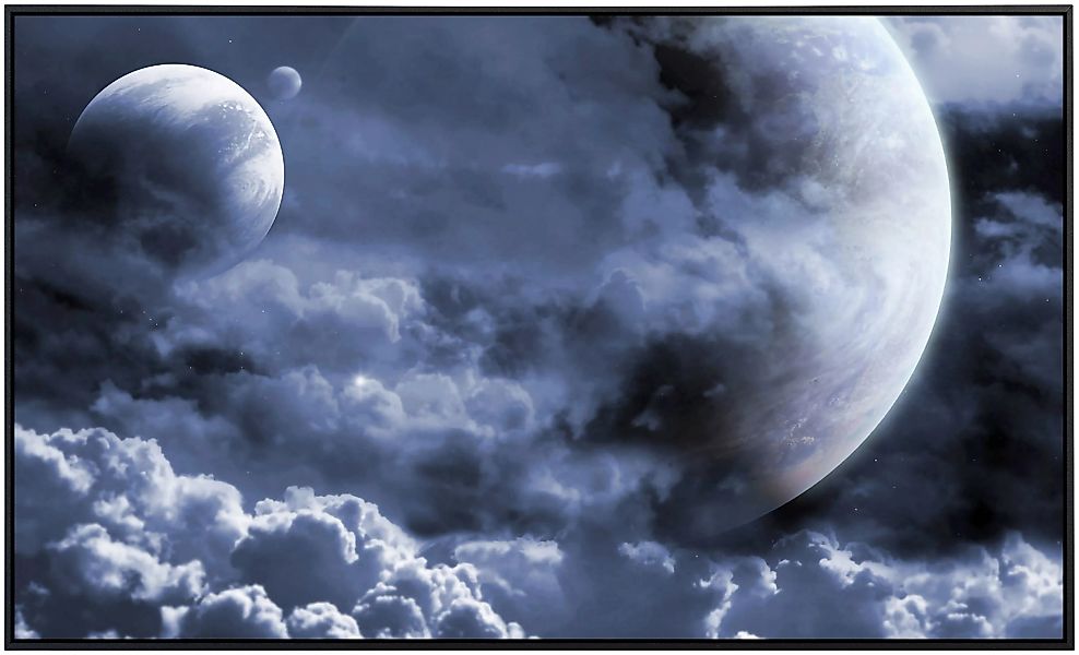 Papermoon Infrarotheizung »Wolken mit Monden«, sehr angenehme Strahlungswär günstig online kaufen