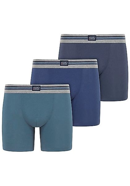 Jockey Trunk "Cotton Stretch" 3er Pack, Mittlere Bundhöhe, längeres Bein, L günstig online kaufen