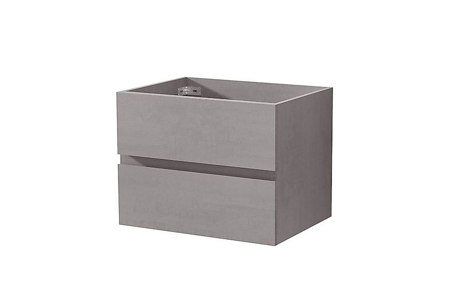 UEV Waschbeckenunterschrank 60cm/75cm/90cm hängend grau (Badmöbel für Gäste günstig online kaufen