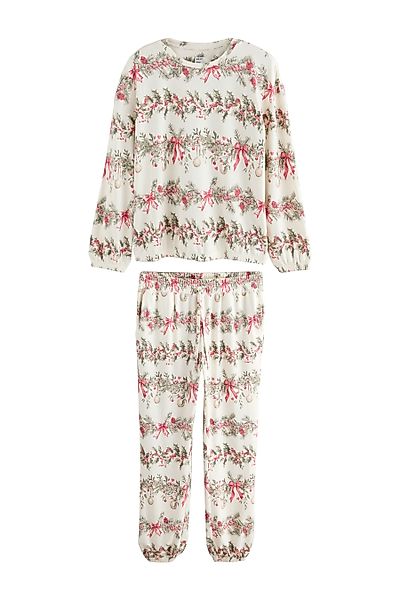 Next Pyjama Langärmeliger, gemütlicher Schlafanzug, Kurzgröße günstig online kaufen