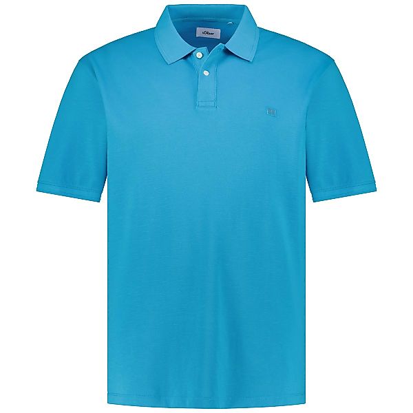 s.Oliver Basic-Poloshirt Farbe türkis Größe: 4XL günstig online kaufen