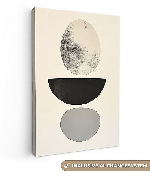OneMillionCanvasses® Leinwandbild Beige - Japandi - Wabi sabi, Fotodruck (1 günstig online kaufen