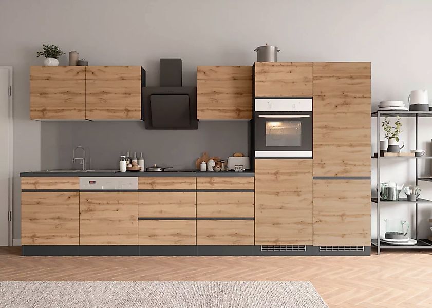KOCHSTATION Küchenzeile "KS-Riesa", Stellbreite 360 cm, ohne E-Geräte günstig online kaufen