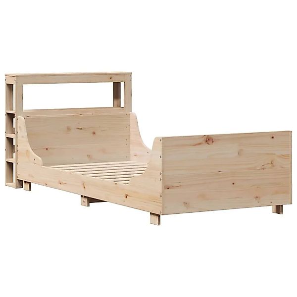 vidaXL Massivholzbett ohne Matratze 75x190 cm Kiefernholz 3306483 günstig online kaufen