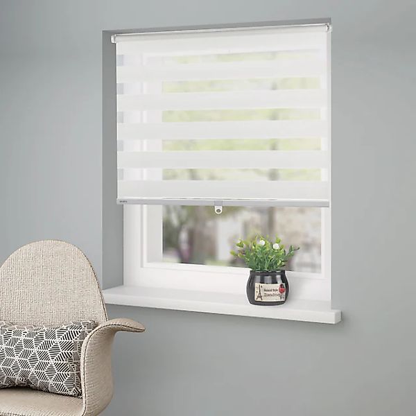 Home affaire Doppelrollo "Jan" Lichtschutz Sichtschutz ohne Bohren freihäng günstig online kaufen