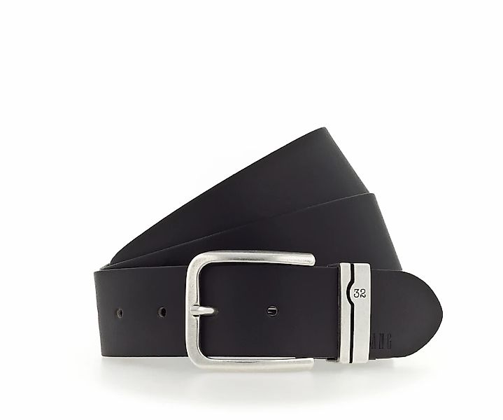 MUSTANG Ledergürtel 1 Stk. tlg. verzierte Metallschlaufe, 4 cm, Logoschrift günstig online kaufen