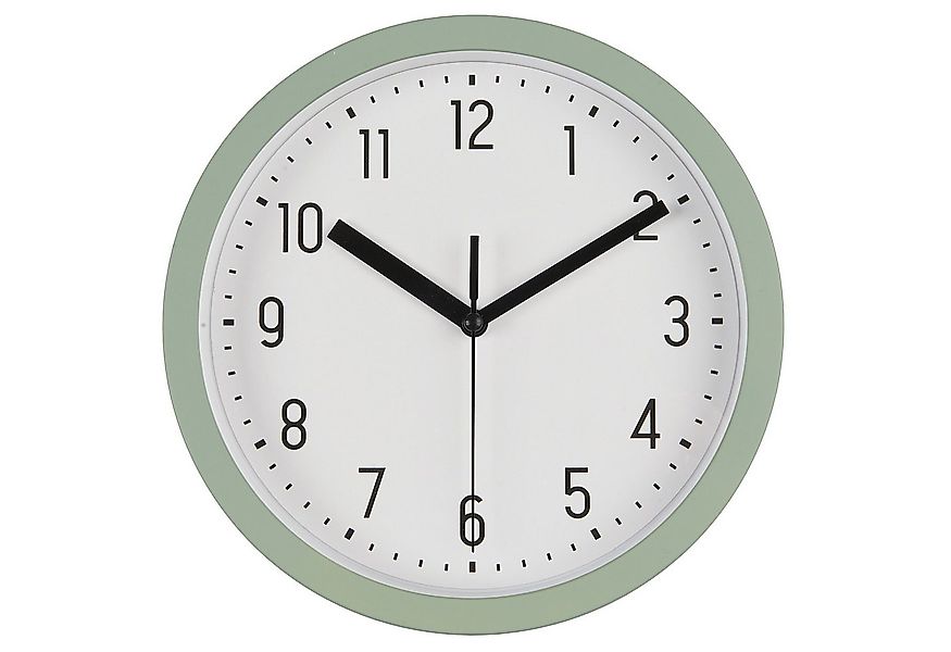 Ib Laursen Wanduhr Ib Laursen - Wanduhr Ø 20 cm Grün Kunststoff 9706-81 günstig online kaufen