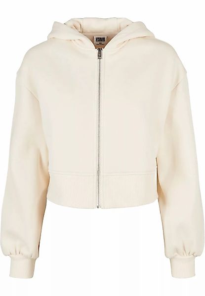 URBAN CLASSICS Sweatjacke "Urban Classics Damen Ladies Short Oversized Zip günstig online kaufen