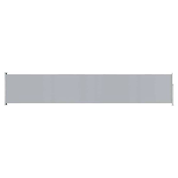 furnicato Seitenmarkise Ausziehbar 117x600 cm Grau günstig online kaufen