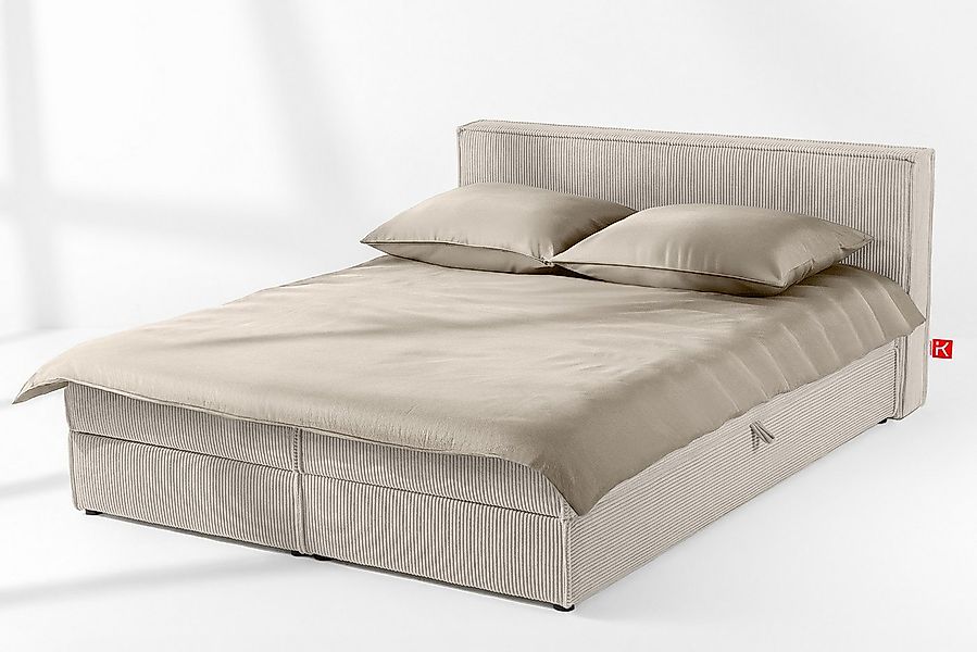 KONSIMO® Polsterbett ROTI Boxspringbett, inkl. Matratze und Kaltschaum Topp günstig online kaufen