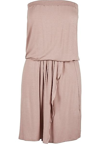 URBAN CLASSICS Shirtkleid Urban Classics Damen Ladies Viscose Short Bandeau günstig online kaufen