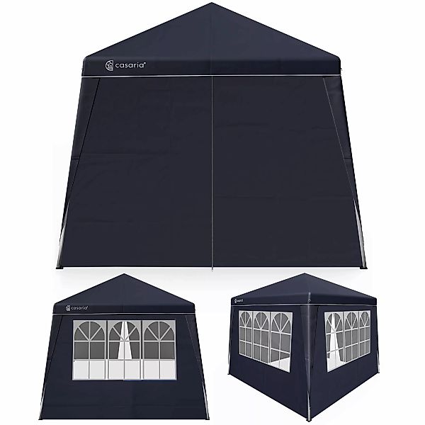 Faltpavillon Capri Anthrazit 3x3m inkl 4 Seitenwänden UV-Schutz 50+ günstig online kaufen