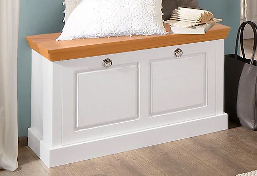 Home affaire Schuhbank "Basilico" Breite 90 cm, Sitzhöhe 52 cm, Kassettenop günstig online kaufen