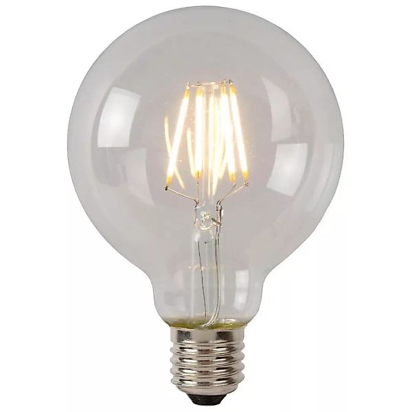 LED Leuchtmittel E27 Globe - G80 in Transparent 7W 1300lm dimmbar Einerpack günstig online kaufen