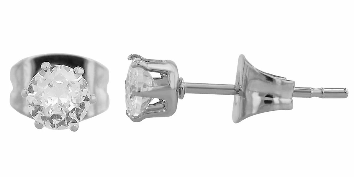 Adelia´s Paar Ohrhänger "Damen Ohrringe – Ohrstecker aus Edelstahl mit Zirk günstig online kaufen