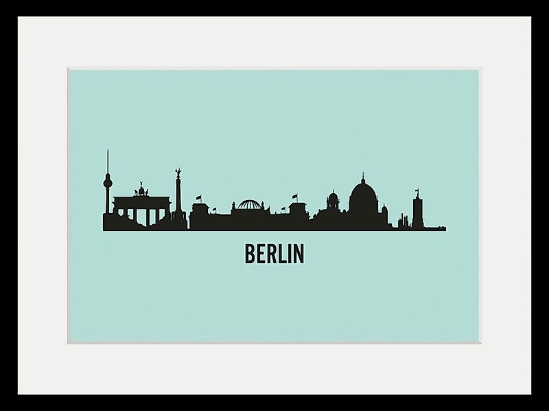 queence Bild »Berlin Skyline«, Städte-Stadt-Deutschland-Kirche-Gebäude-Schr günstig online kaufen