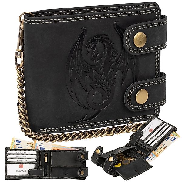 EAAKIE Geldbörse Leder Geldbörse Herren RFID günstig online kaufen