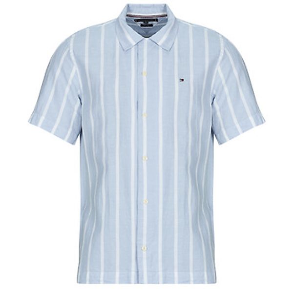 Tommy Hilfiger  Kurzarm Hemdbluse LINEN BLEND STRIPED SS RF SHIRT günstig online kaufen