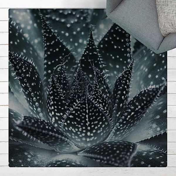 Kork-Teppich Kaktus mit Sternpunkten bei Nacht günstig online kaufen