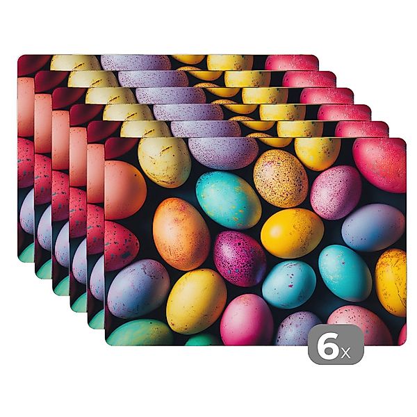 MuchoWow Platzset Bunt - Ostereier - günstig online kaufen