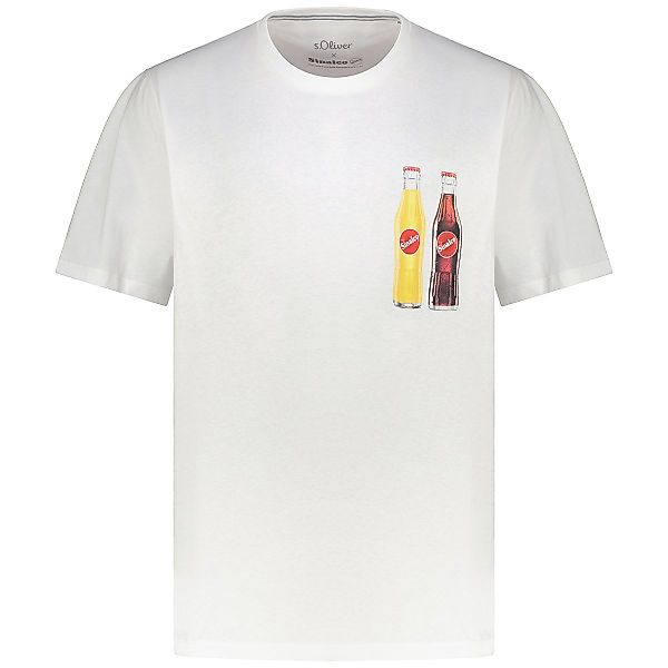 s.Oliver T-Shirt mit Print Farbe natur Größe: 3XL günstig online kaufen