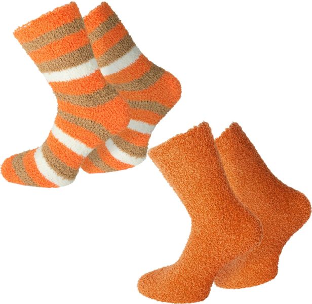 normani Kuschelsocken 2 Paar Kuschel-Socken Ringel günstig online kaufen