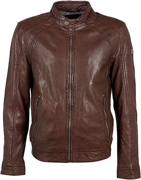 Mauritius Lederjacke GMBreston mit Reißverschluss, Stehkragen, günstig online kaufen