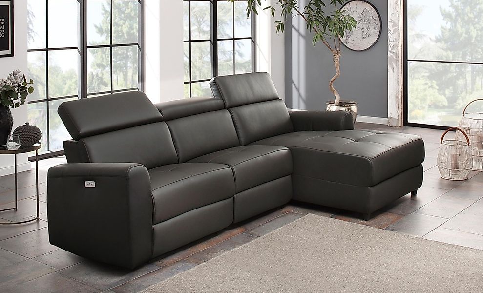 Home affaire Ecksofa »Sentrano, L-Form,«, 275 cm, man. o. elektr. Relaxfunk günstig online kaufen