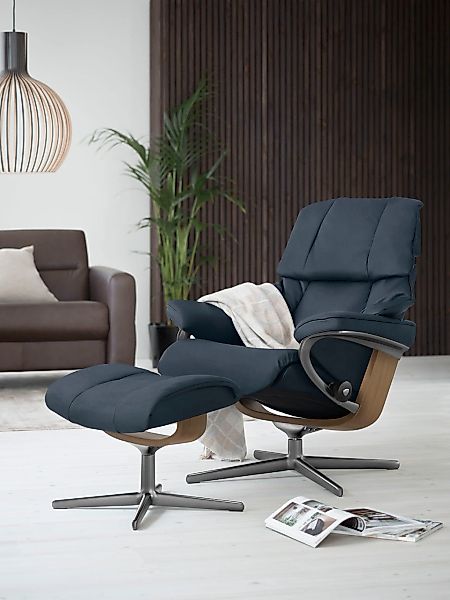 Stressless "Reno" mit Cross Base, Größe S, M & L, Holzakzent Eiche günstig online kaufen