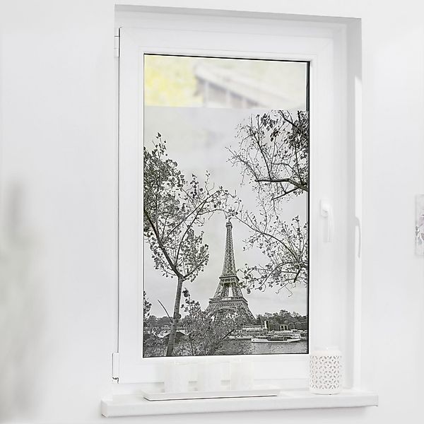 LICHTBLICK ORIGINAL Fensterfolie "Paris", 1 St., blickdicht, strukturiertKl günstig online kaufen