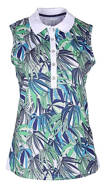 girls golf Poloshirt Girls Golf Polo Exotic Jungle Sleeveless Grün/Blau Dam günstig online kaufen