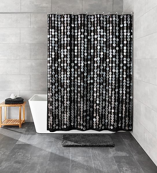 Kleine Wolke Duschvorhang "" Perla"" Breite 180 cm günstig online kaufen