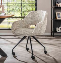 LEVEN Lifestyle Esszimmerstuhl LOTHAR mit Rollen günstig online kaufen