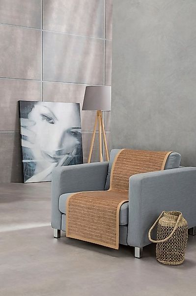 IBENA Sesselschoner Fano, B x H: 50 x 200 cm, mit modernen Streifen günstig online kaufen