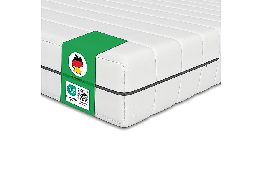 Kaltschaummatratze H2/H3 Premium 7-Zonen Wendematratze, Schlaftroll, 18 cm günstig online kaufen