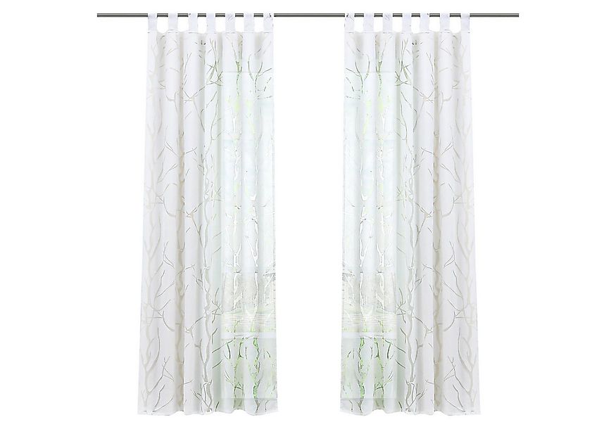 Joyswahl Gardine (1 St), Schlaufen, transparent, mit Äste Muster günstig online kaufen