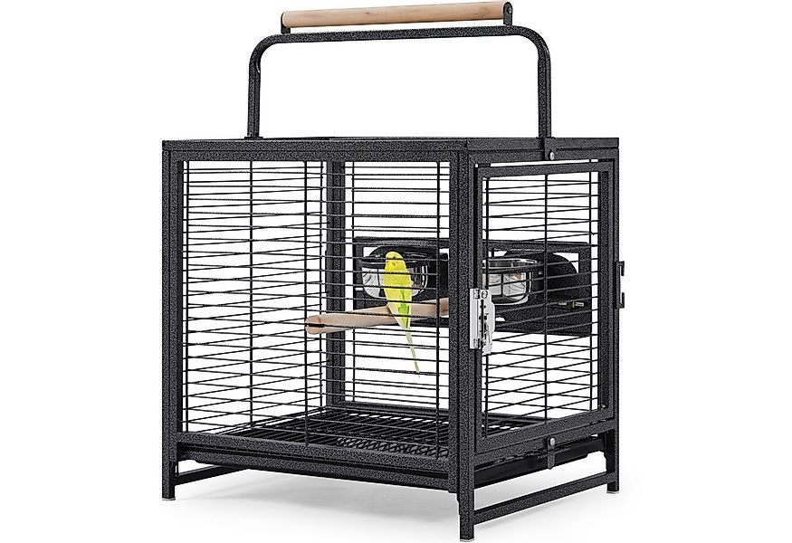Yaheetech Vogelkäfig, Vogelvoliere Kleintierkäfig Vogelhaus mit 2 Sitzstang günstig online kaufen