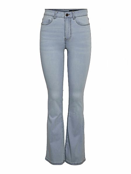 Noisy may Bootcut-Jeans "NMSALLIE HW SKINNY FLAR VI515LB FWD NOOS" günstig online kaufen