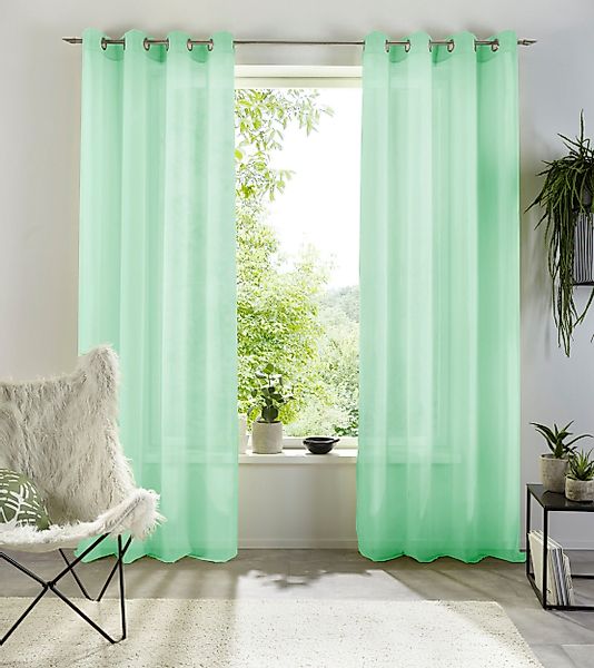 my home Gardine XANA mit Ösen, günstig online kaufen