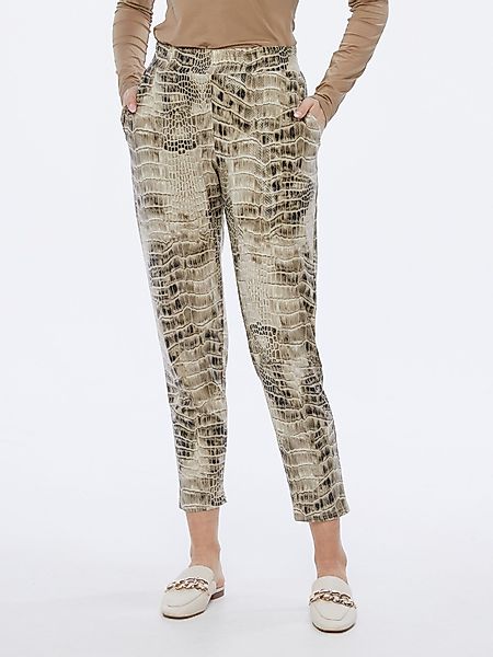 MONACO blue Lederimitathose Schlupfhose figurumspielend in günstig online kaufen