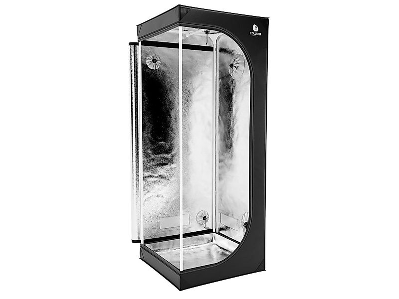 Caluma Gewächshaus Growbox Komplett Set - 60x60 cm Growzelt, 75W LED, für 1 günstig online kaufen