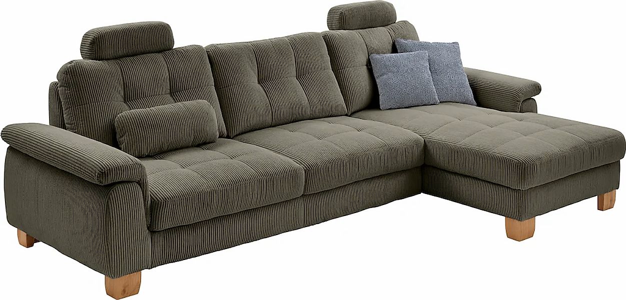 Die PlanBar Ecksofa "PP-LA19101 L-Form, Breite 316 cm" wahlweise mit Bettfu günstig online kaufen