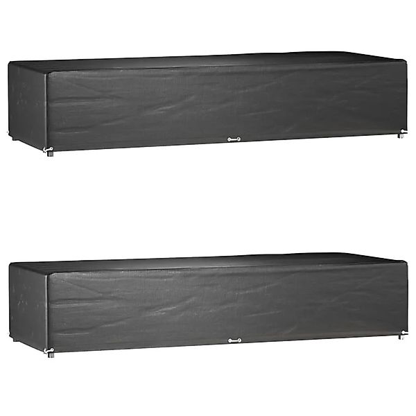 vidaXL Abdeckungen für Sonnenliegen 2 Stk 12 Ösen 205x75x40 cm 3155393 günstig online kaufen