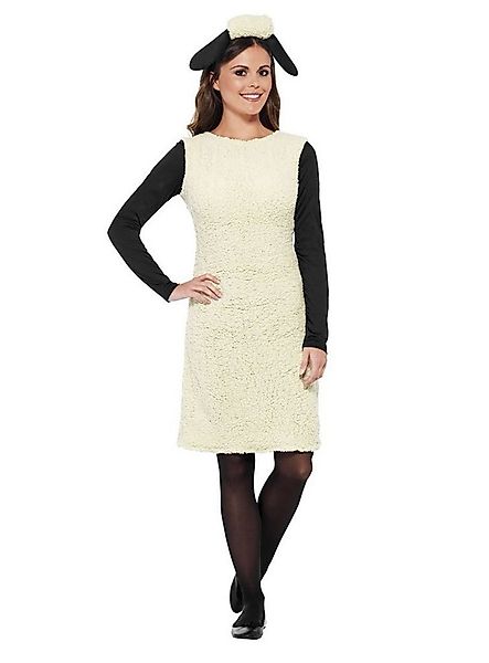 Smiffys Kostüm Shaun das Schaf Kleid, Shaun das Schaf Kostüm für Damen günstig online kaufen