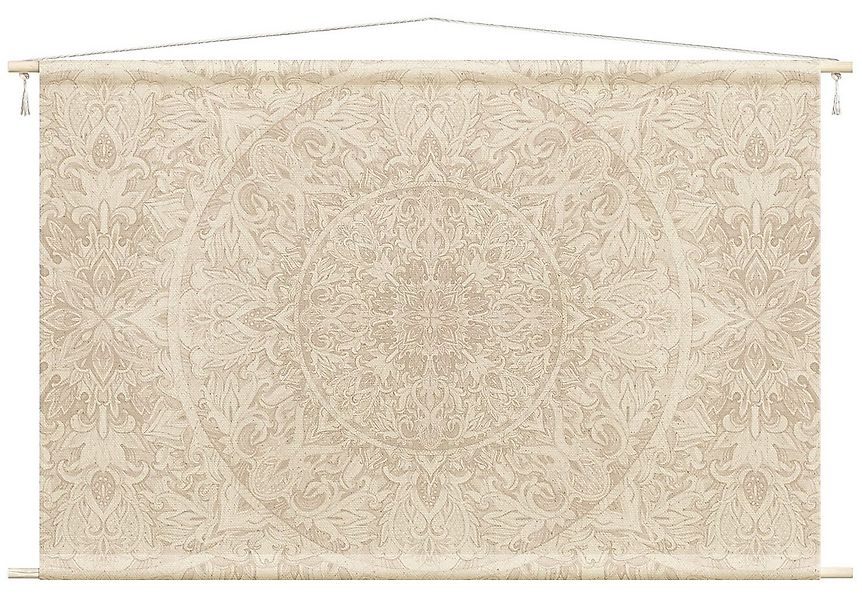 Bilderdepot24 Wandteppich modern Mandala Aquarell Muster Ornamente Spiritue günstig online kaufen