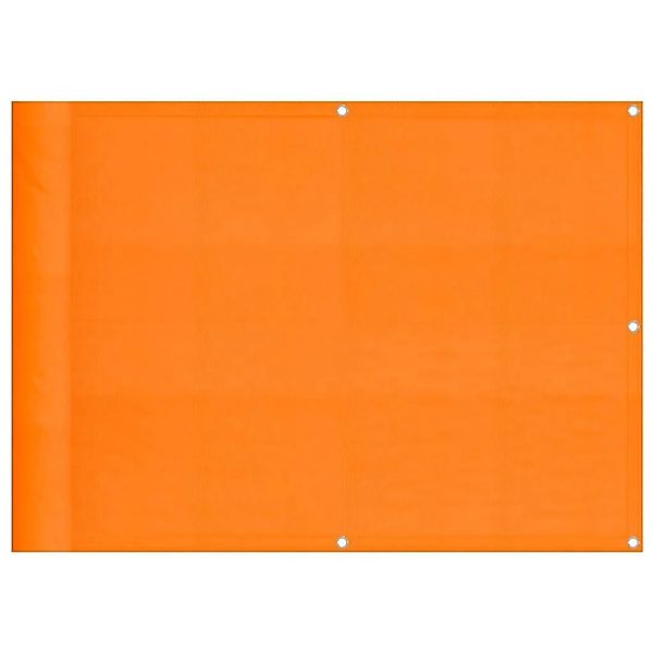 vidaXL Balkon-Sichtschutz Orange 75x1000 cm 100 % Polyester-Oxford 42002140 günstig online kaufen