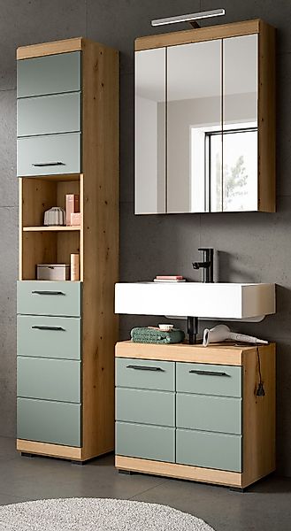 Inn.Furn Badmöbel-Set Shawn, (Badezimmer in Salbei günstig online kaufen