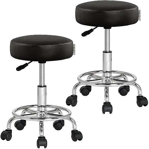 Casaria Drehhocker, 2er Set Höhenverstellbar 10cm günstig online kaufen