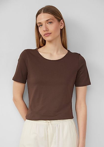 s.Oliver Kurzarmshirt T-Shirt aus Interlockjersey im günstig online kaufen